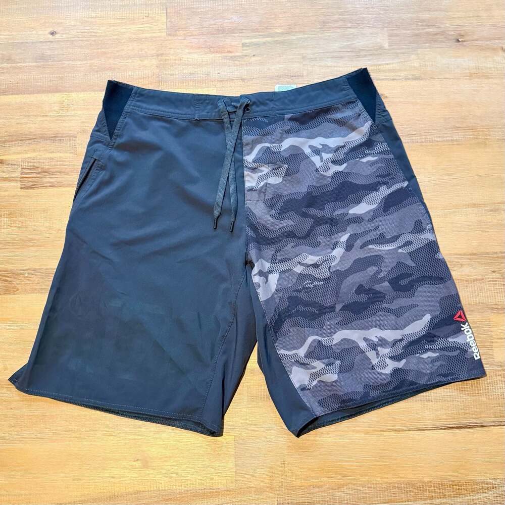 Reebok CrossFit Speedwick Camo Boardshorts Men's Athletic Shorts